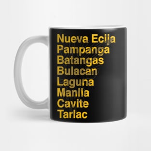 8 Provinces of the Philippines Mug